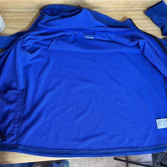 Reebok blue zipper closure hoodie jacket women’s size M - Picture 11 of 16